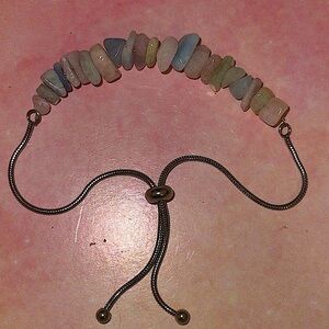 Gorgeous Morganite Bracelet w/ adjustable band